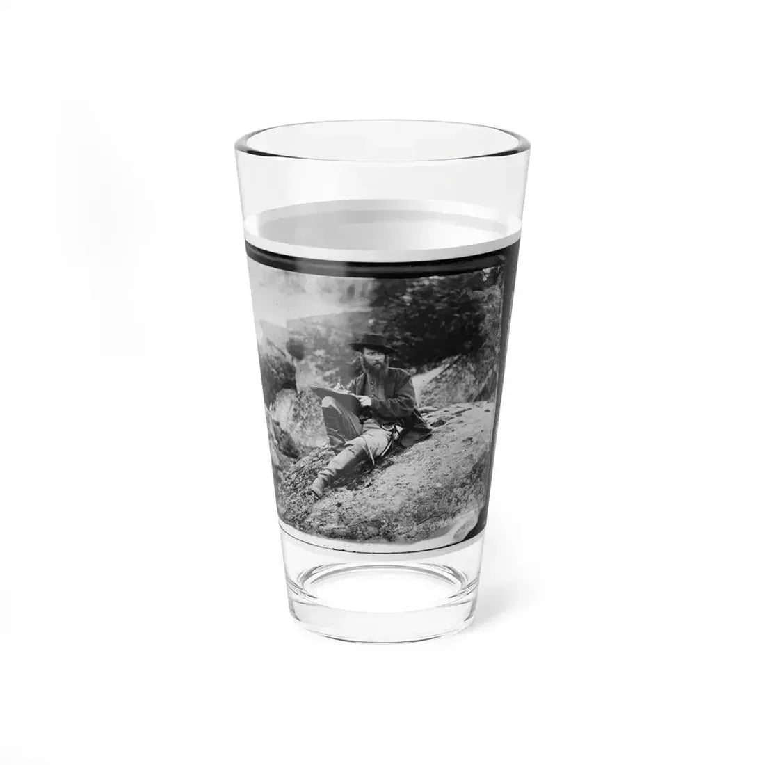 Gettysburg, Pa. Alfred R. Waud, Artist Of Harper's Weekly, Sketching On Battlefield (U.S. Civil War) Pint Glass 16oz - Go Mug Yourself
