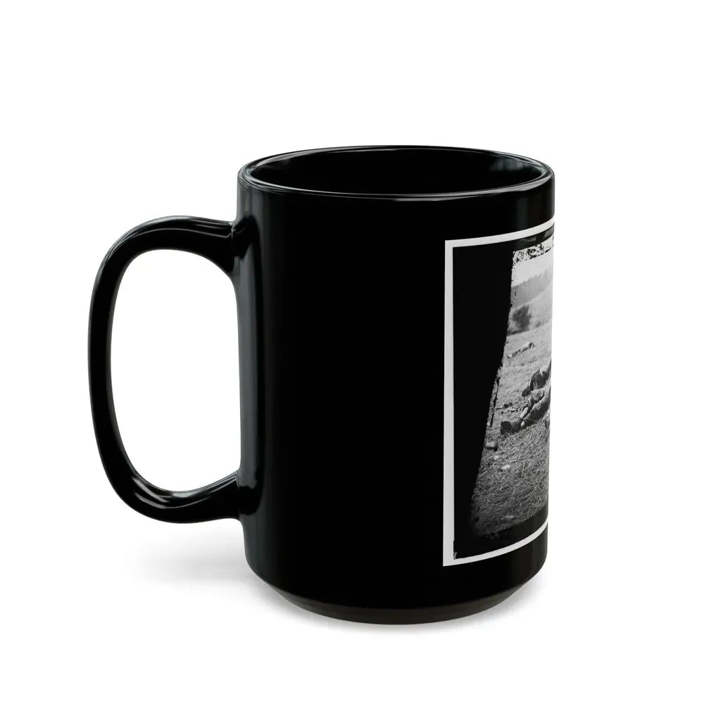 Gettysburg, Pa. Bodies Of Federal Soldiers, Killed On July 1, Near The Mcpherson Woods (U.S. Civil War) Black Coffee Mug - Go Mug Yourself
