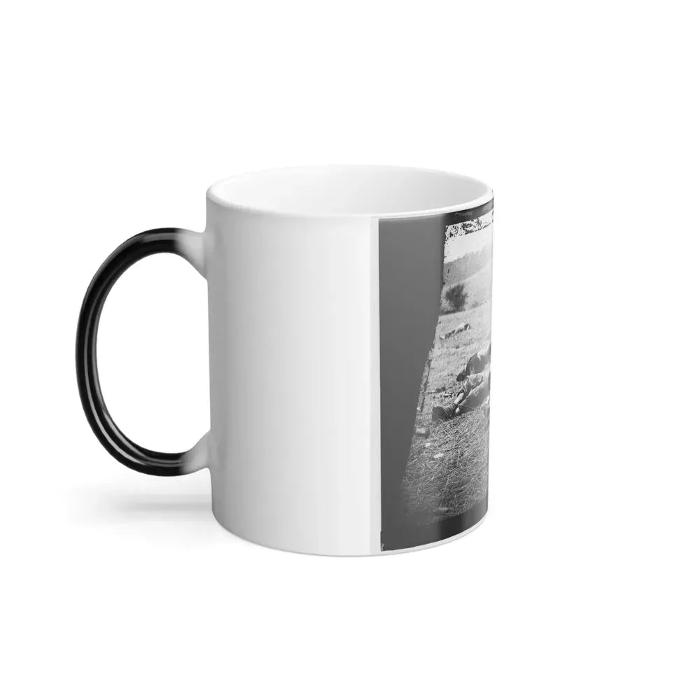 Gettysburg, Pa. Bodies of Federal Soldiers, Killed on July 1, Near the Mcpherson Woods (U.S. Civil War) Color Changing Coffee Mug 11oz - Go Mug Yourself