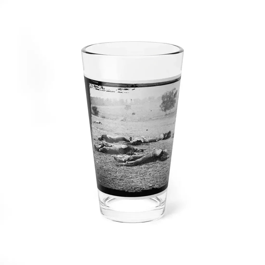 Gettysburg, Pa. Bodies Of Federal Soldiers, Killed On July 1, Near The Mcpherson Woods (U.S. Civil War) Pint Glass 16oz 16oz - Go Mug Yourself
