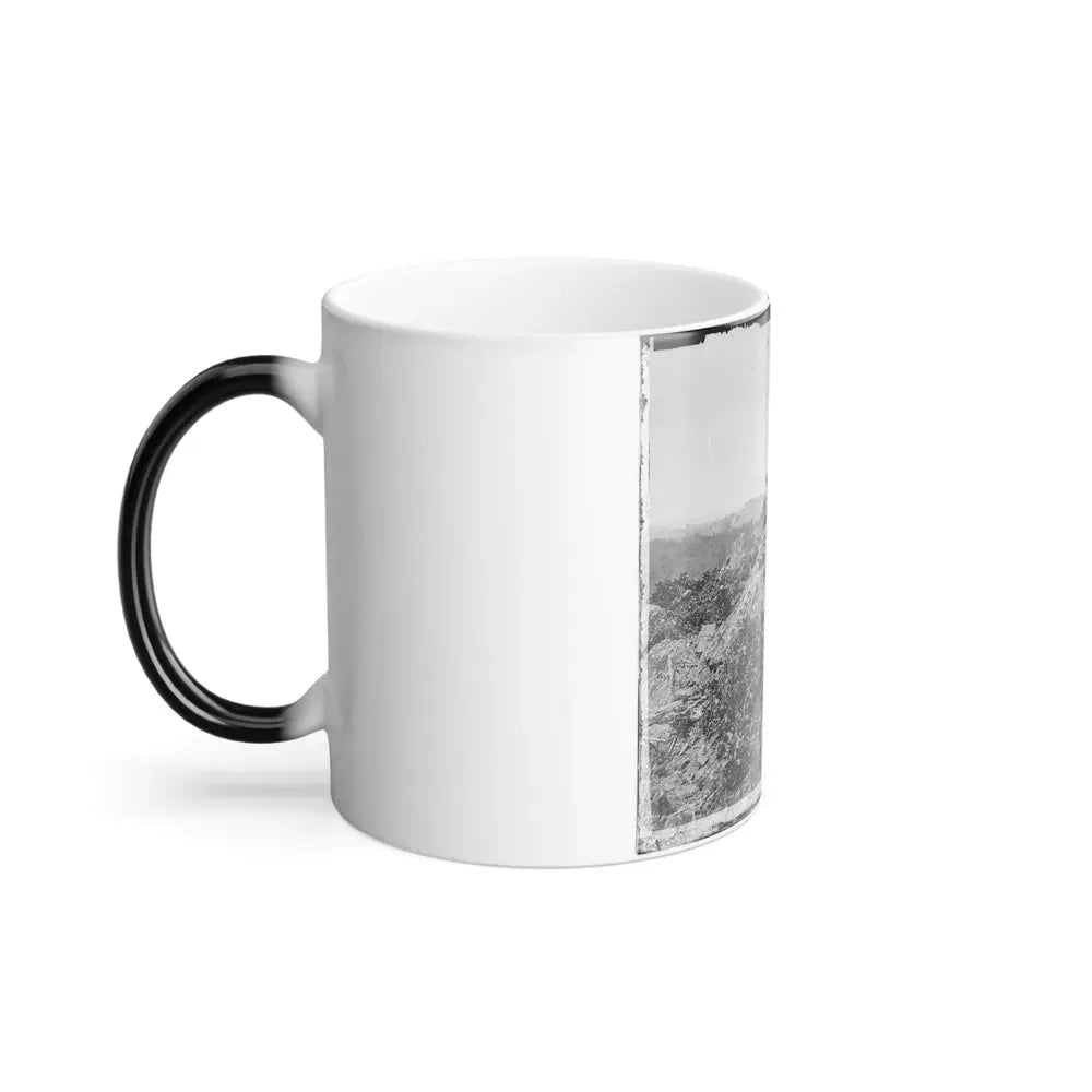 Gettysburg, Pa. Breastworks on Left Wing of the Federal Line (U.S. Civil War) Color Changing Coffee Mug 11oz - Go Mug Yourself