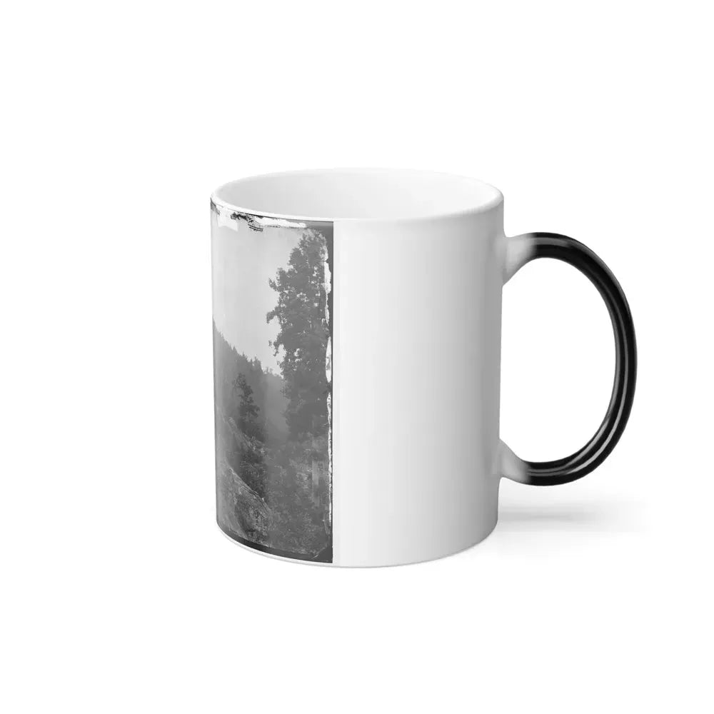 Gettysburg, Pa. Breastworks on Little Round Top; Round Top in Distance (U.S. Civil War) Color Changing Coffee Mug 11oz - Go Mug Yourself