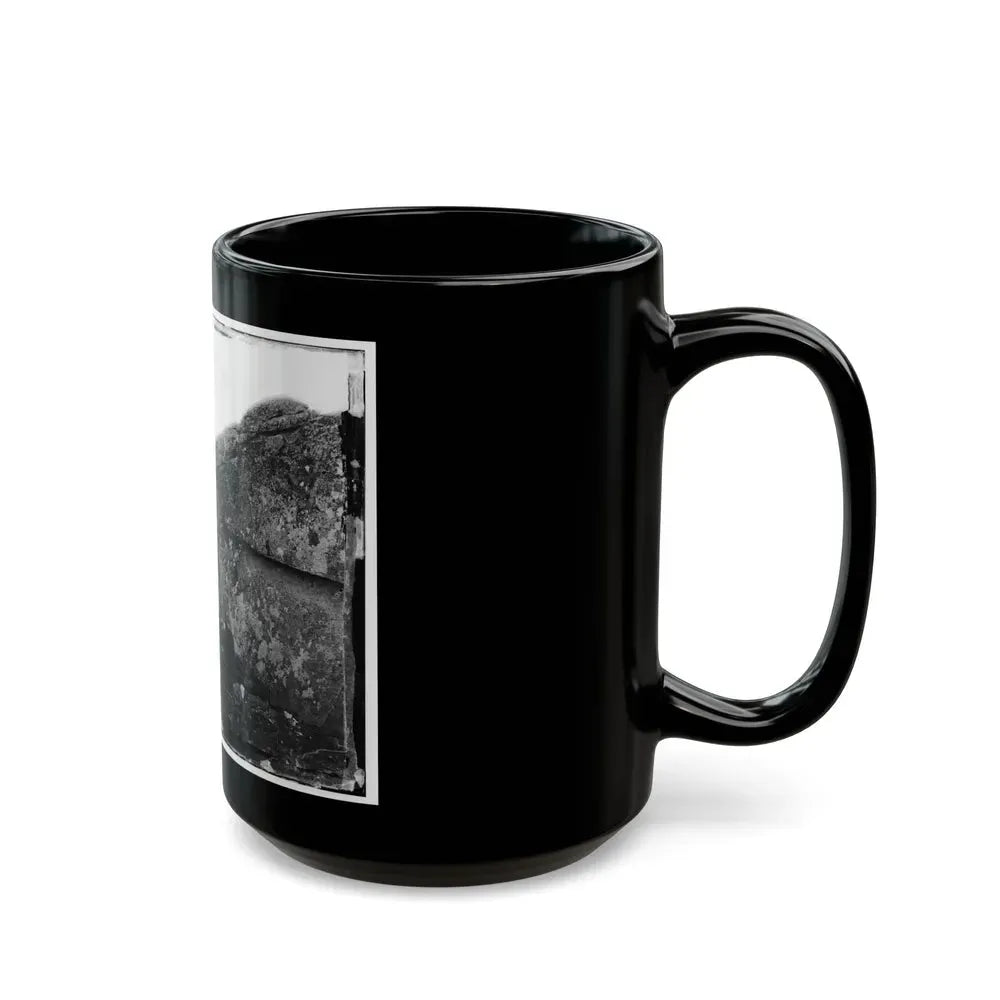 Gettysburg, Pa. Dead Confederate Soldier In Devil's Den (U.S. Civil War) Black Coffee Mug - Go Mug Yourself