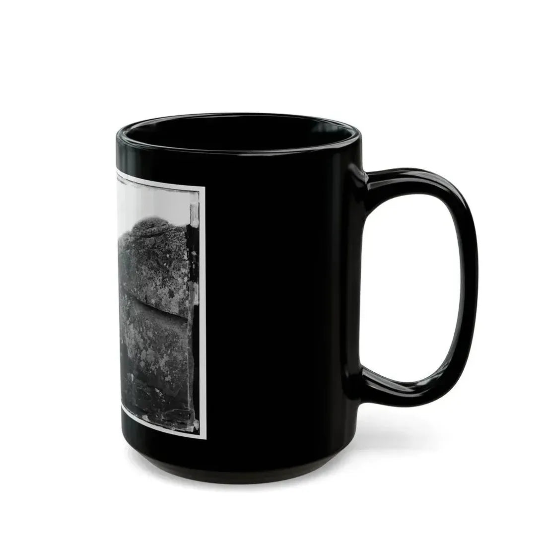 Gettysburg, Pa. Dead Confederate Soldier In Devil's Den (U.S. Civil War) Black Coffee Mug - Go Mug Yourself