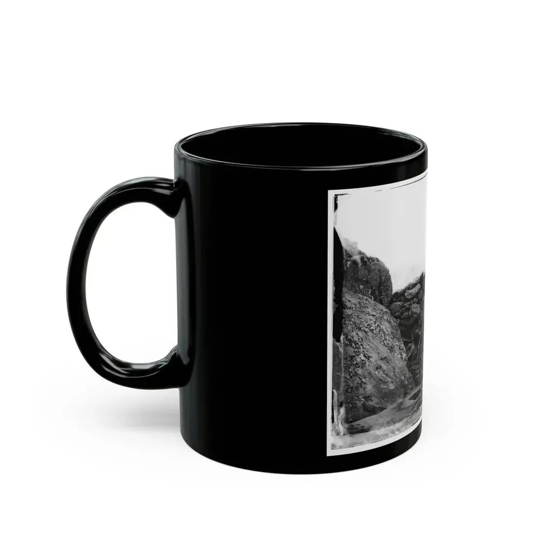 Gettysburg, Pa. Dead Confederate Soldier In Devil's Den (U.S. Civil War) Black Coffee Mug - Go Mug Yourself