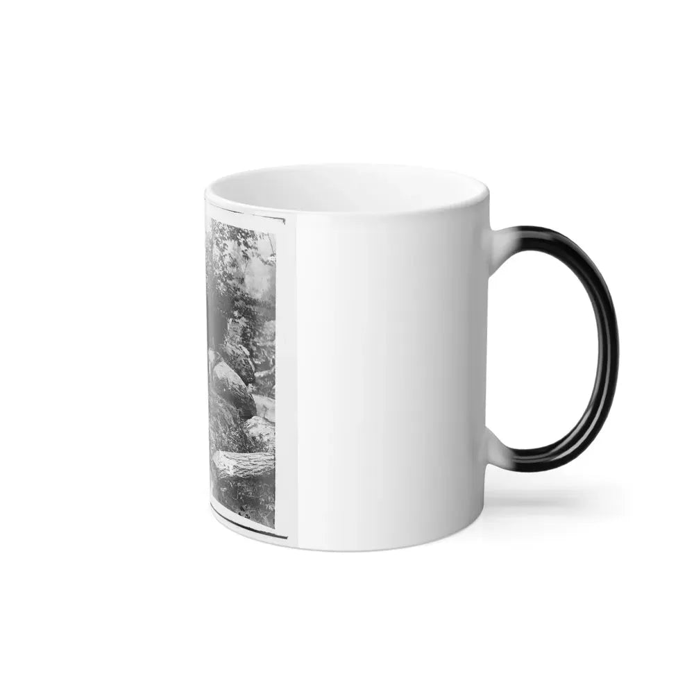 Gettysburg, Pa. Dead Confederate Soldiers in the Slaughter Pen at the Foot of Little Round Top (U.S. Civil War) Color Changing Coffee Mug 11oz - Go Mug Yourself