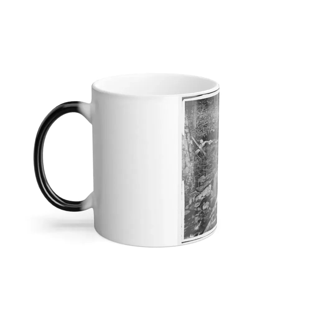 Gettysburg, Pa. Four Dead Soldiers in the Woods Near Little Round Top (U.S. Civil War) Color Changing Coffee Mug 11oz - Go Mug Yourself