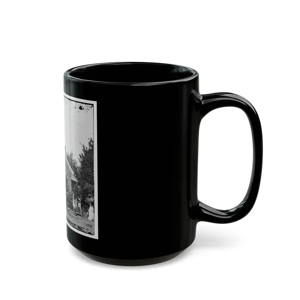 Gettysburg, Pa. Headquarters Of Gen. Robert E. Lee On The Chambersburg Pike (U.S. Civil War) Black Coffee Mug - Go Mug Yourself