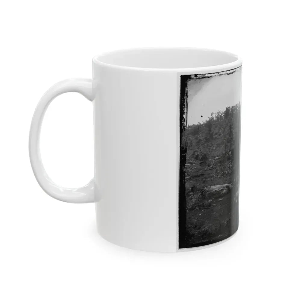 Gettysburg, Pa. View Of Little Round Top (U.S. Civil War) White Coffee Mug - Go Mug Yourself