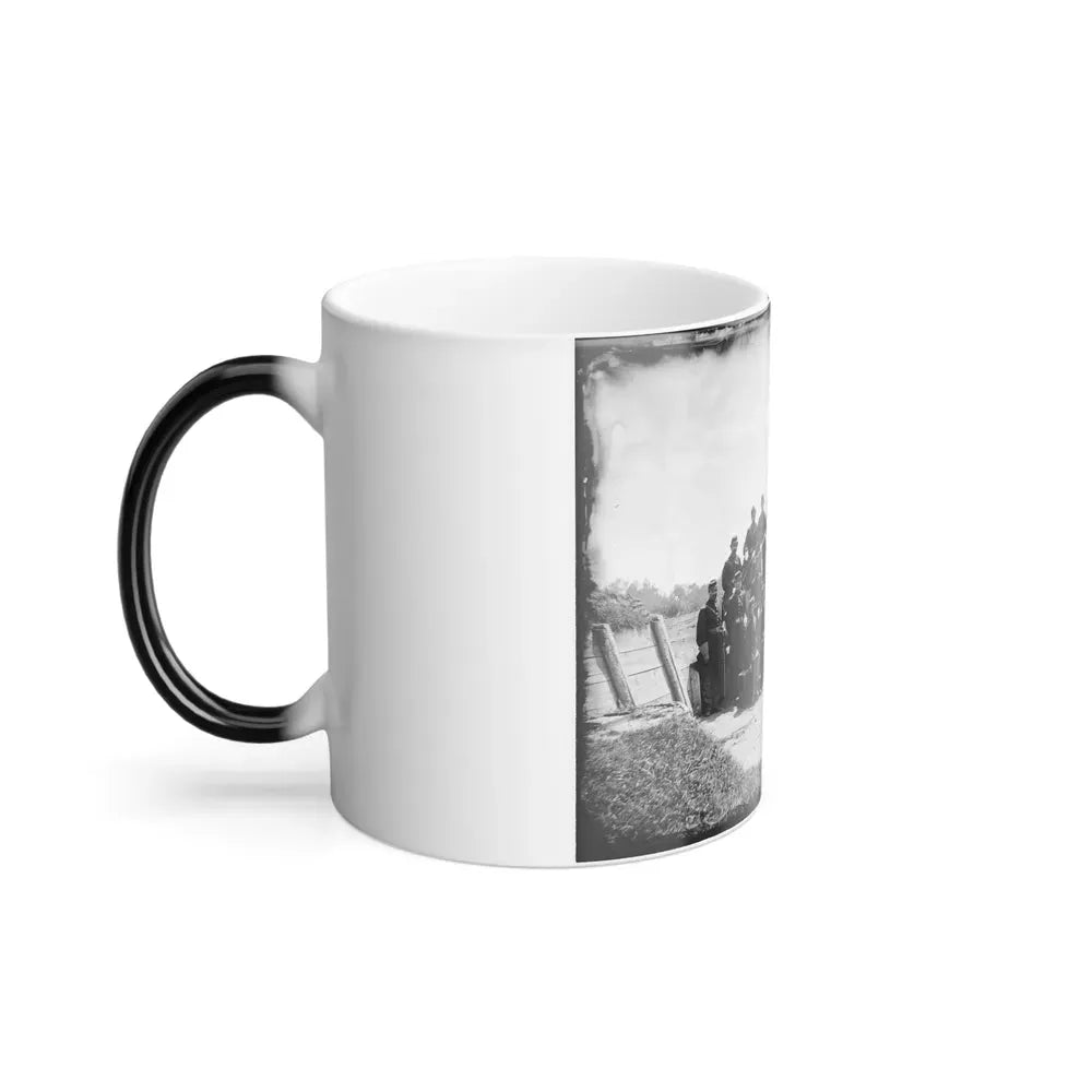 Gettysburg, Pennsylvania. Officers of 50Th Regiment Pennsylvania Infantry (U.S. Civil War) Color Changing Coffee Mug 11oz - Go Mug Yourself