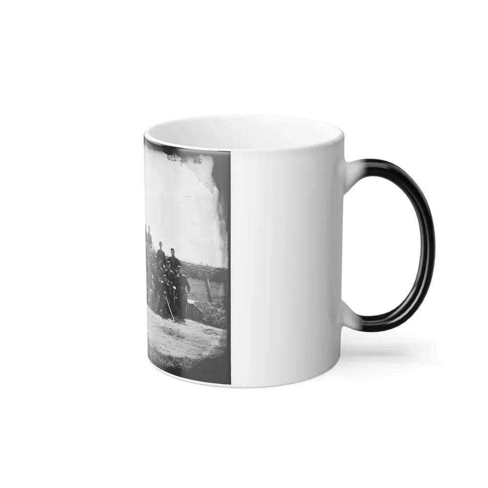 Gettysburg, Pennsylvania. Officers of 50Th Regiment Pennsylvania Infantry (U.S. Civil War) Color Changing Coffee Mug 11oz - Go Mug Yourself