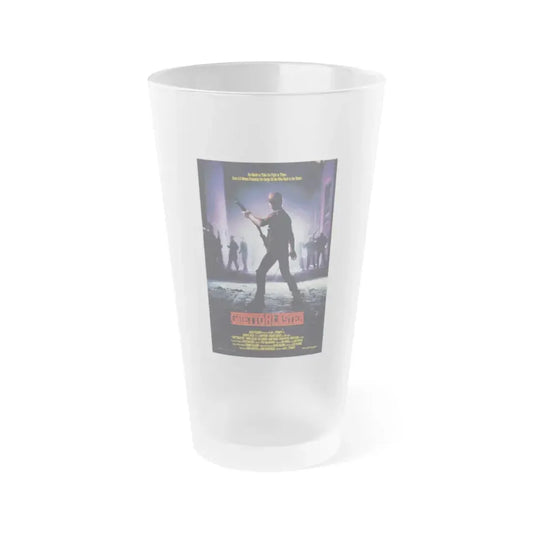 GHETTOBLASTER 1989 Movie Poster - Frosted Pint Glass 16oz 16oz Frosted - Go Mug Yourself