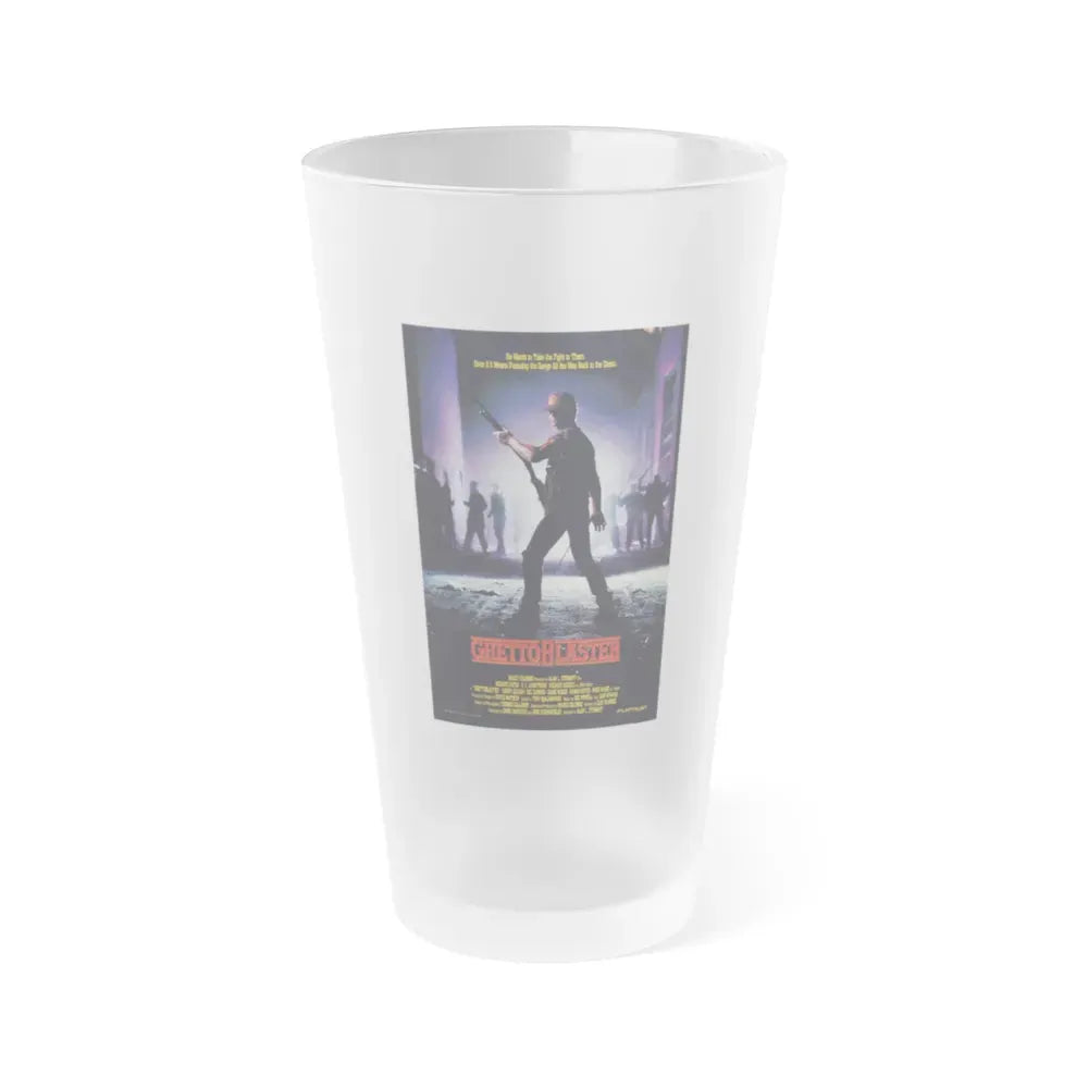 GHETTOBLASTER 1989 Movie Poster - Frosted Pint Glass 16oz 16oz Frosted - Go Mug Yourself