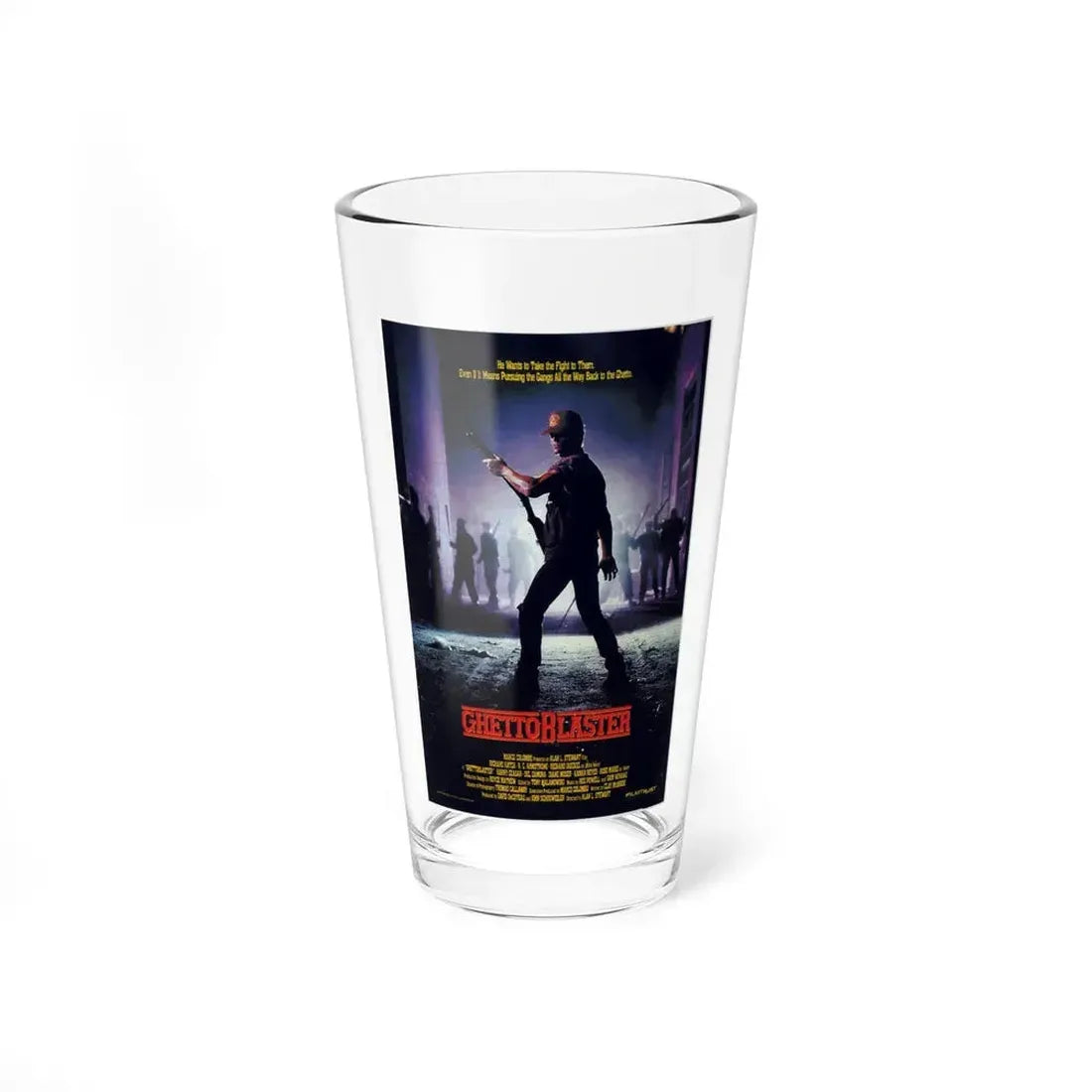 GHETTOBLASTER 1989 Movie Poster - Pint Glass 16oz 16oz - Go Mug Yourself