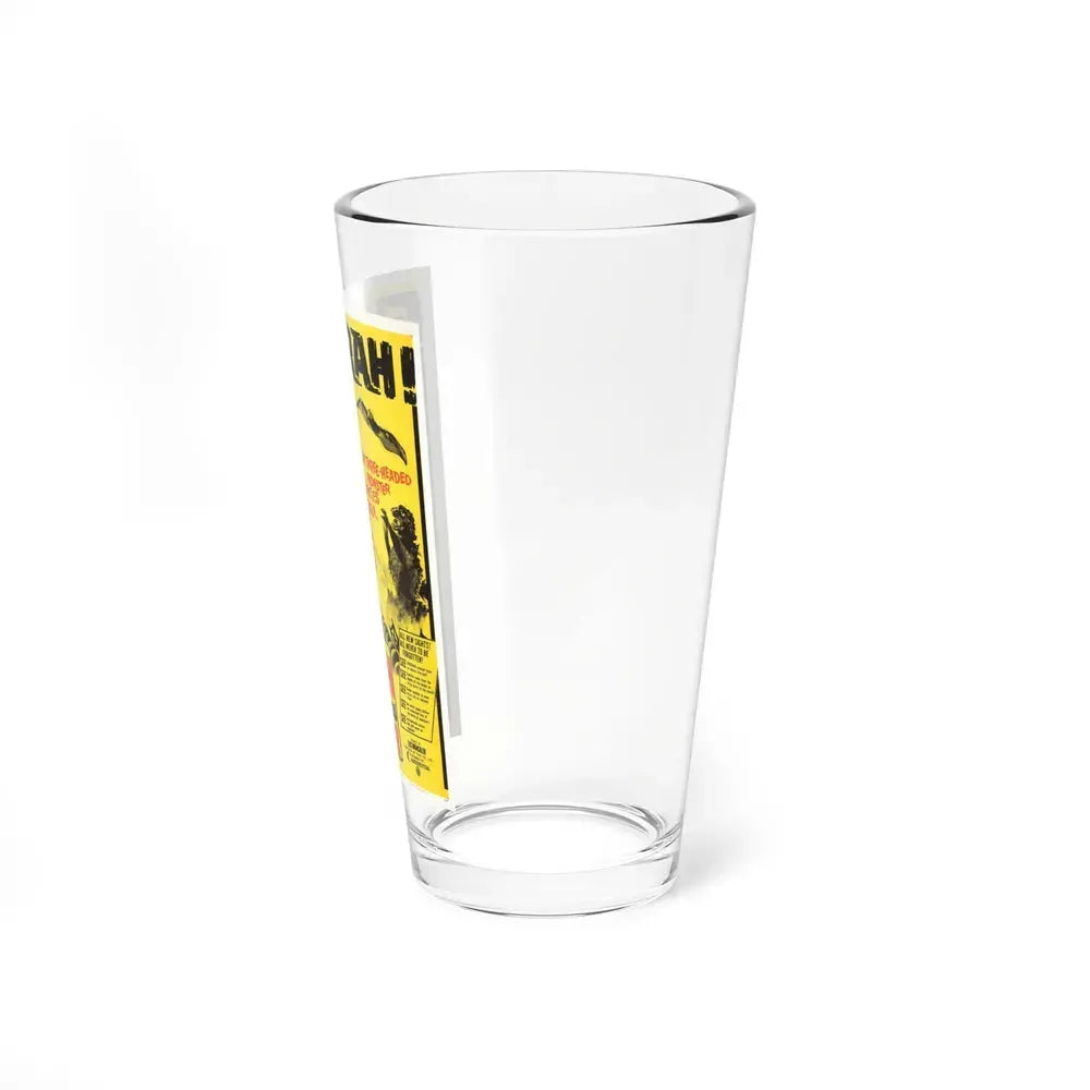 GHIDRAH THE THREE HEADED MONSTER GODZILLA 1964 Movie Poster - Pint Glass 16oz - Go Mug Yourself