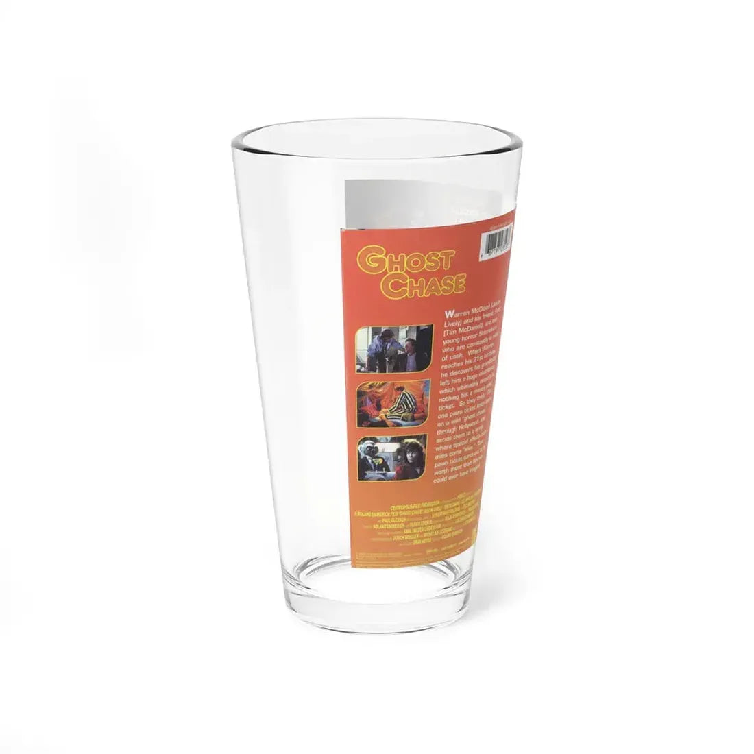 GHOST CHASE (VHS COVER) Pint Glass 16oz - Go Mug Yourself