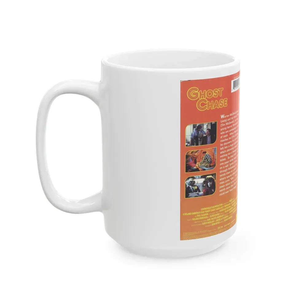 GHOST CHASE (VHS COVER) - White Coffee Mug - Go Mug Yourself