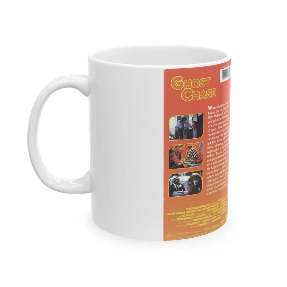 GHOST CHASE (VHS COVER) - White Coffee Mug - Go Mug Yourself
