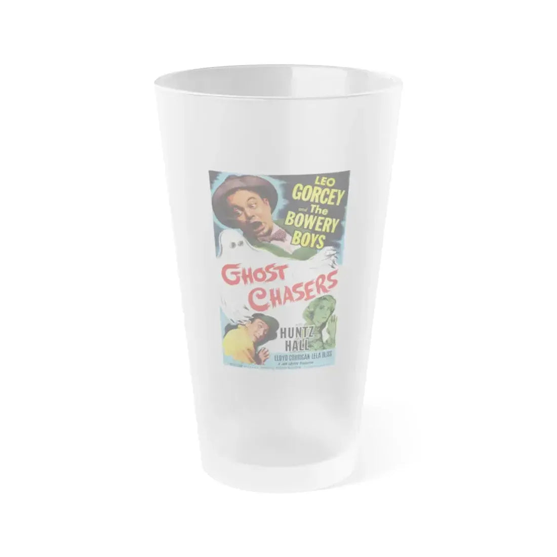 GHOST CHASERS 1951 Movie Poster - Frosted Pint Glass 16oz 16oz Frosted - Go Mug Yourself