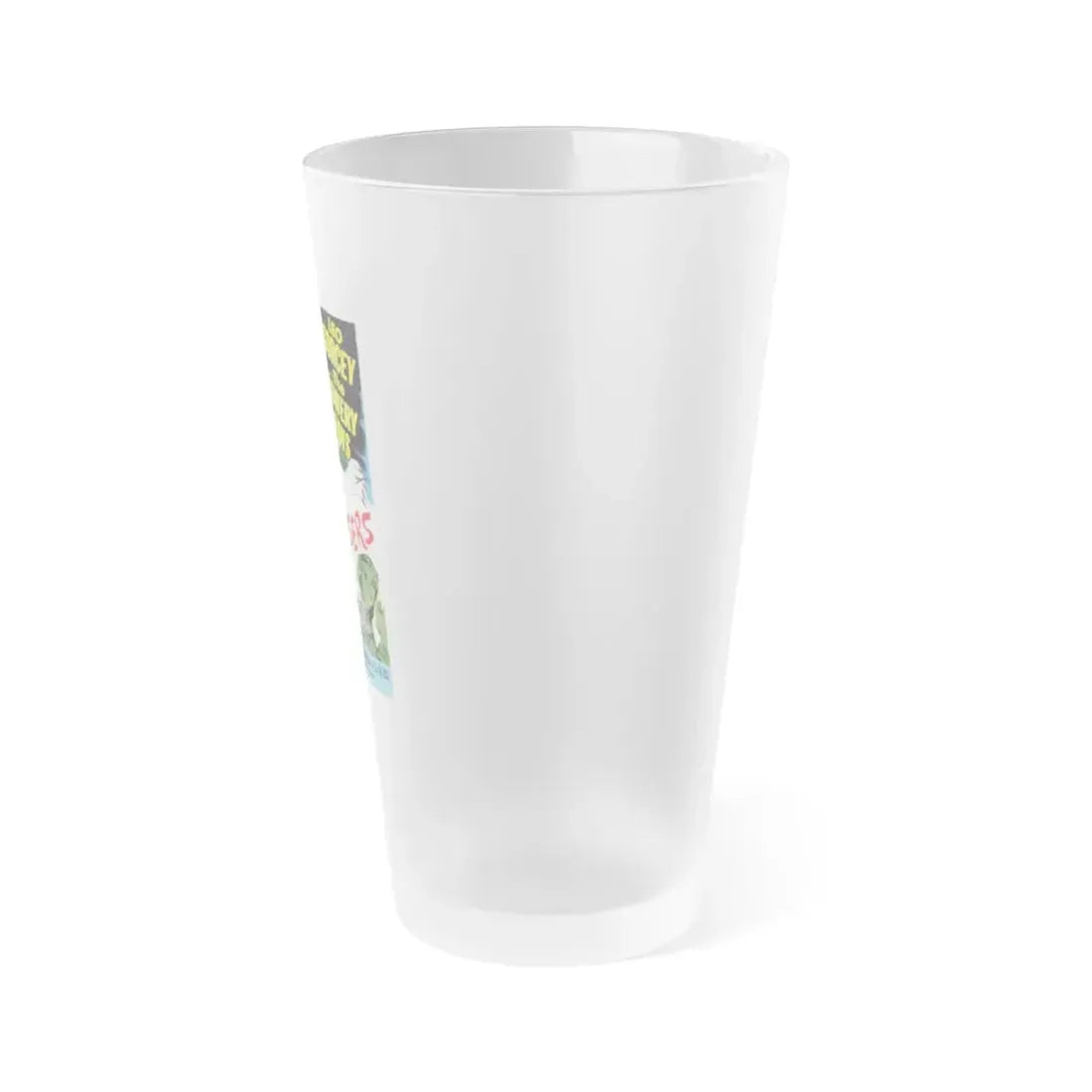 GHOST CHASERS 1951 Movie Poster - Frosted Pint Glass 16oz - Go Mug Yourself