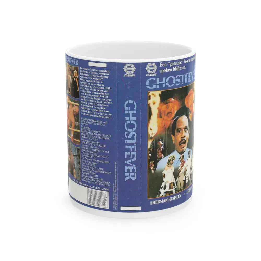 GHOST FEVER GERMAN (VHS COVER) - White Coffee Mug 11oz - Go Mug Yourself