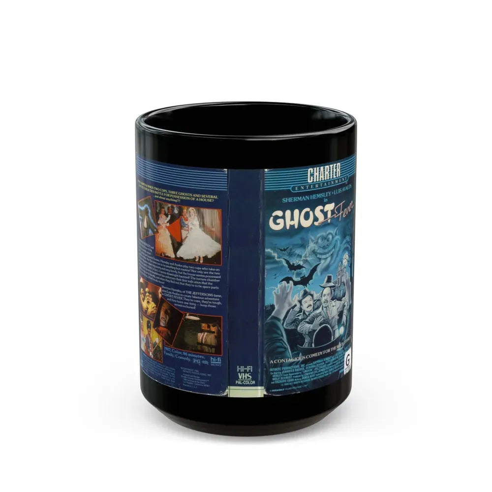 GHOST FEVER (VHS COVER) - Black Coffee Mug 15oz - Go Mug Yourself