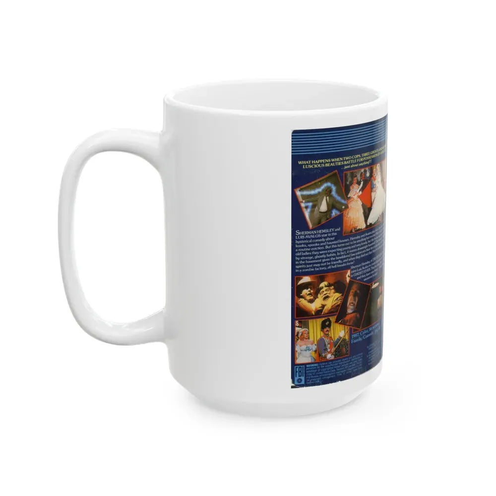 GHOST FEVER (VHS COVER) - White Coffee Mug - Go Mug Yourself