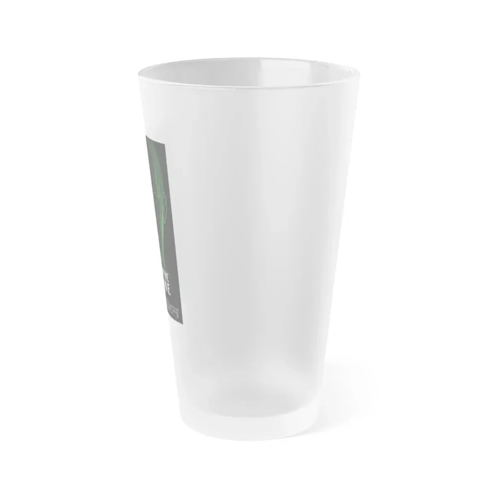 GHOST IN THE MACHINE 1993 Movie Poster - Frosted Pint Glass 16oz - Go Mug Yourself
