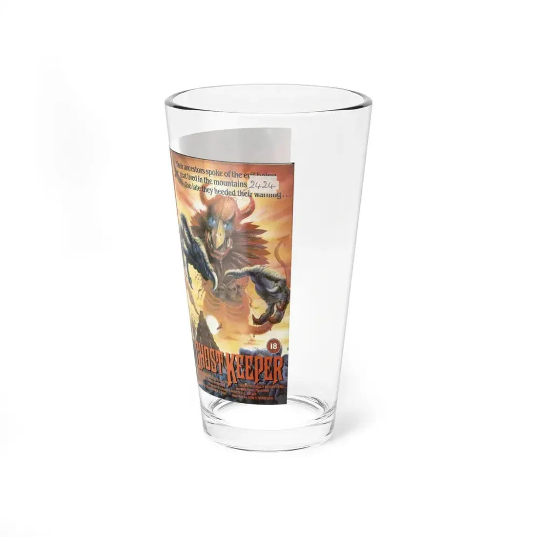 GHOST KEEPER (VHS COVER) Pint Glass 16oz - Go Mug Yourself