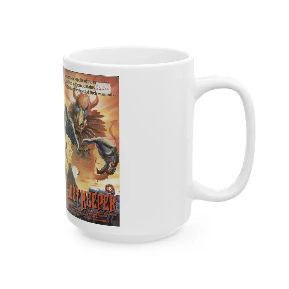 GHOST KEEPER (VHS COVER) - White Coffee Mug - Go Mug Yourself