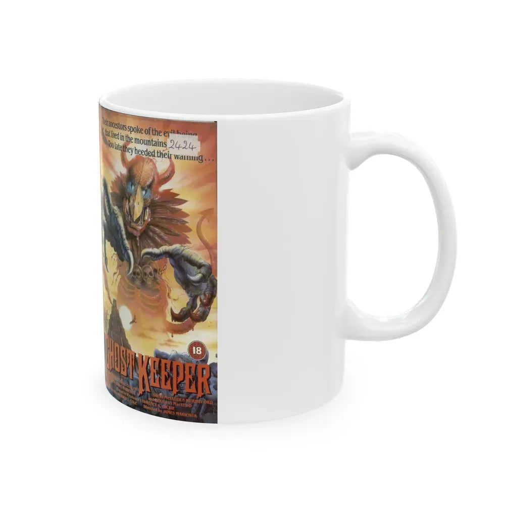 GHOST KEEPER (VHS COVER) - White Coffee Mug - Go Mug Yourself