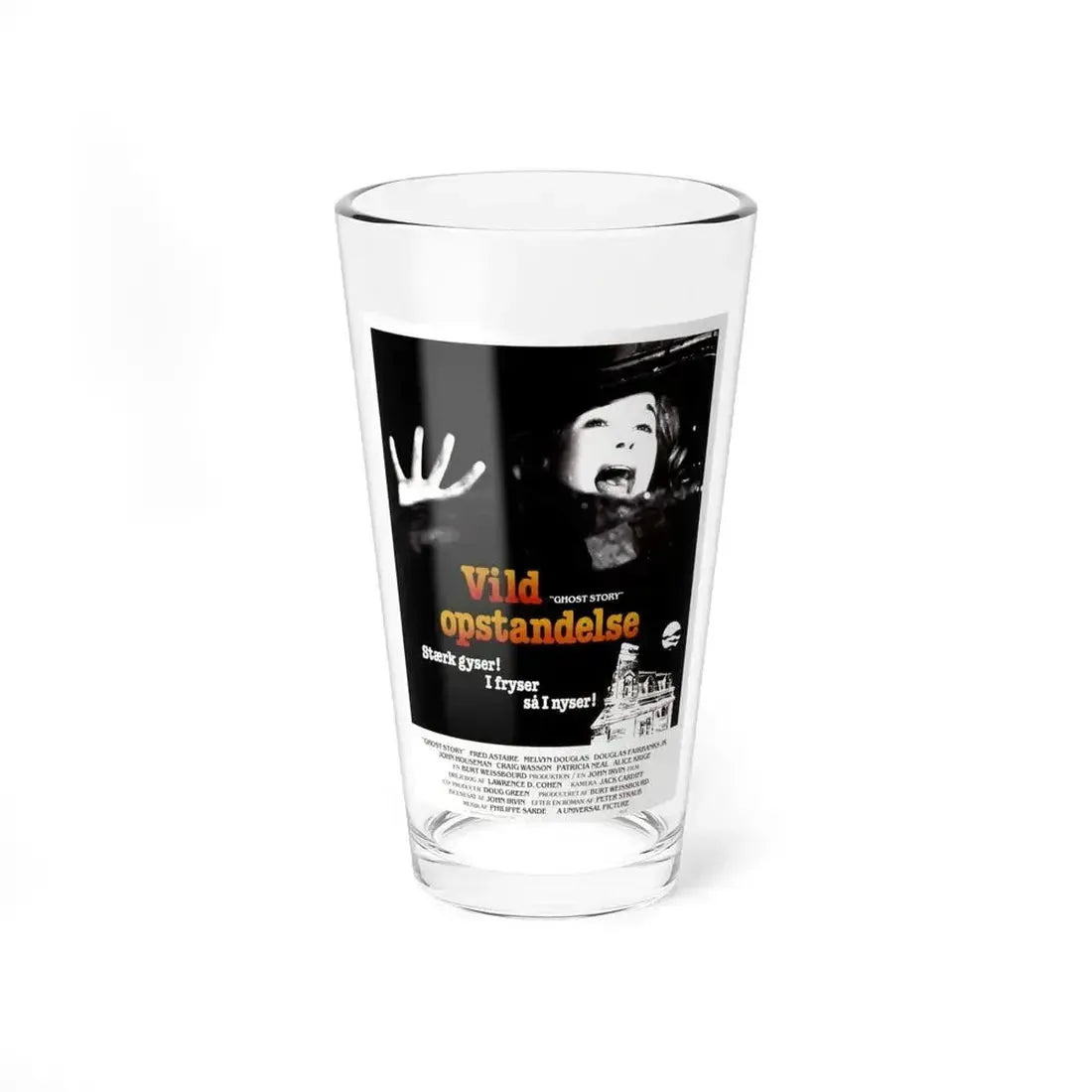 GHOST STORY (DANISH) 1981 Movie Poster - Pint Glass 16oz 16oz - Go Mug Yourself