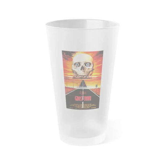 GHOST TOWN 1988 Movie Poster - Frosted Pint Glass 16oz Default Title - Go Mug Yourself