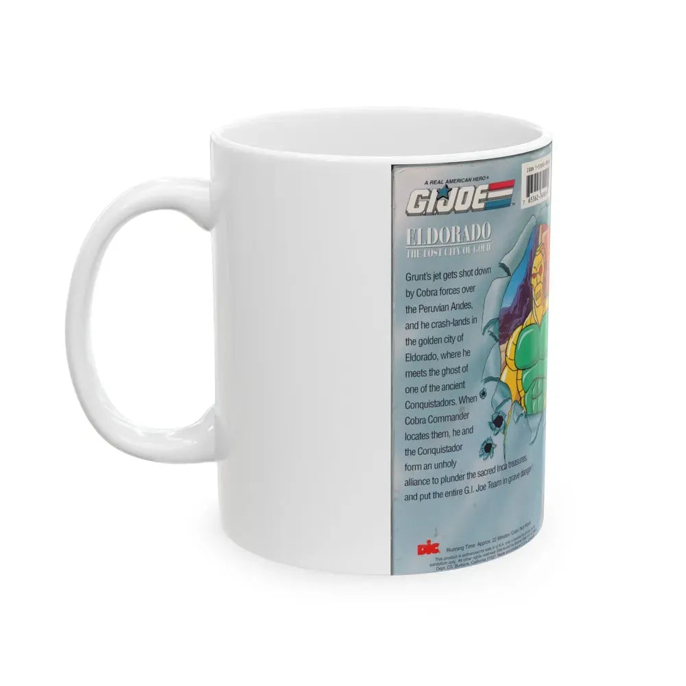 GI JOE EL DORADO (VHS COVER) - White Coffee Mug - Go Mug Yourself