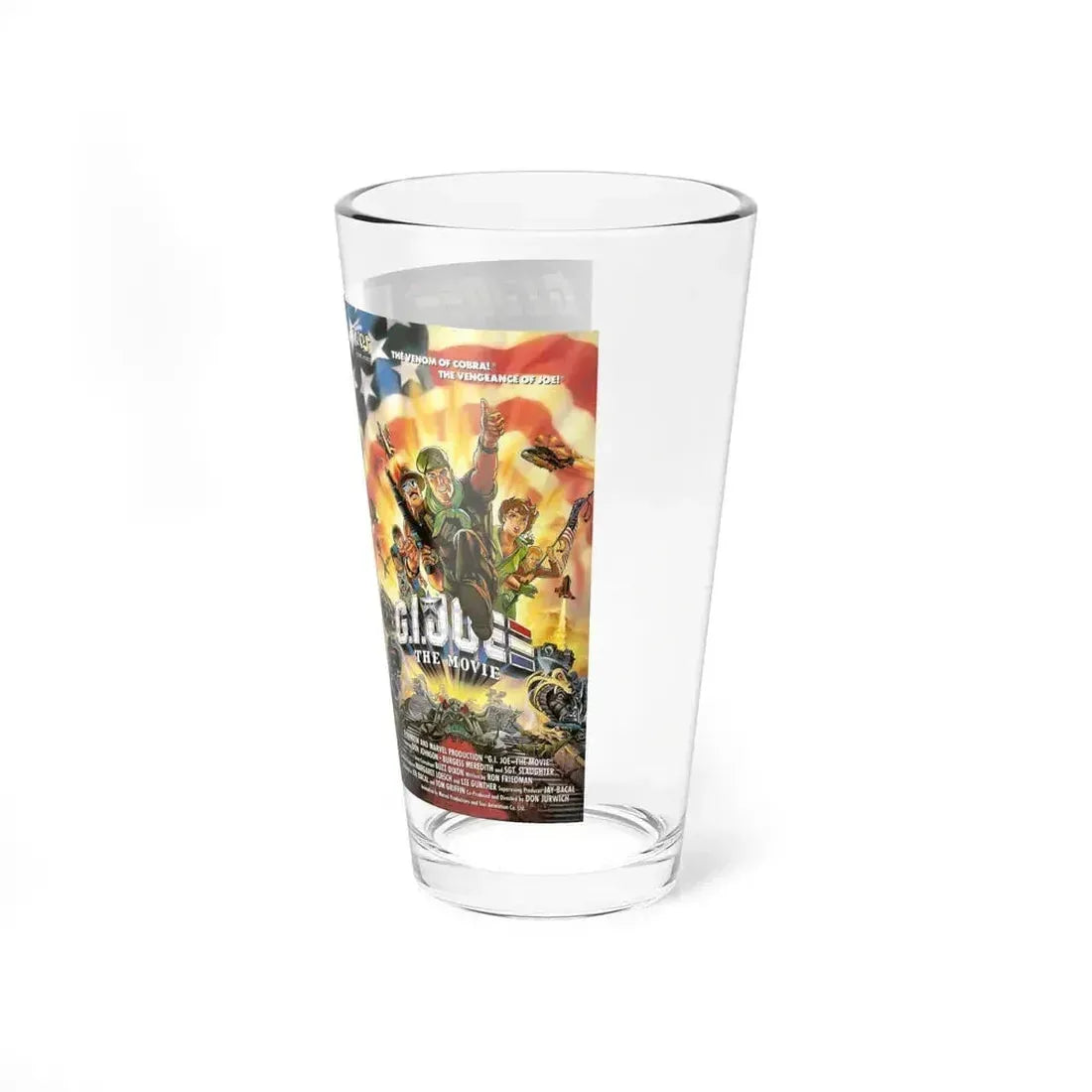 GI JOE THE MOVIE (VHS COVER) Pint Glass 16oz - Go Mug Yourself