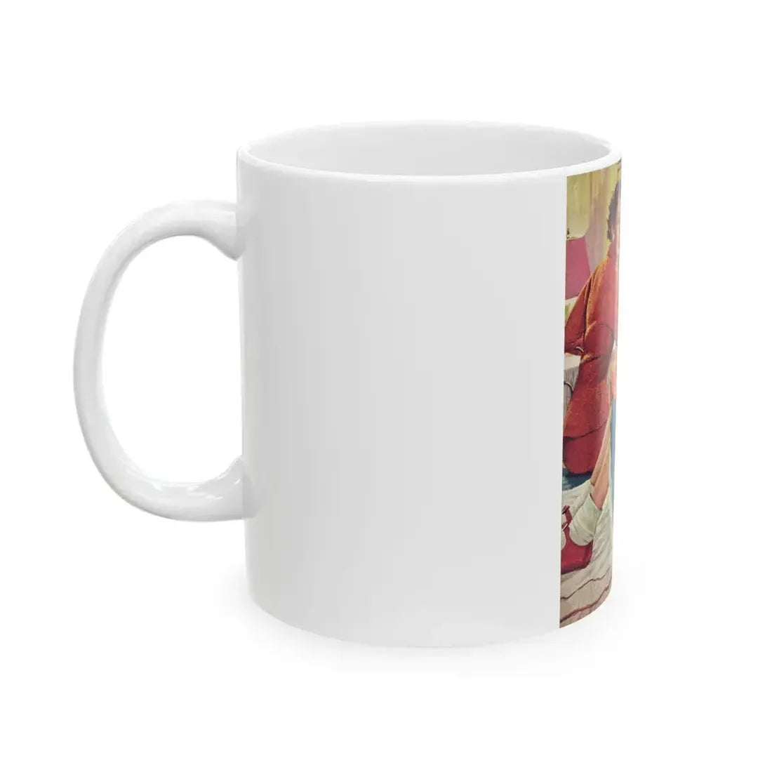 Gift Beyond Price, Redbook, January 1957 - White Coffee Mug - Go Mug Yourself