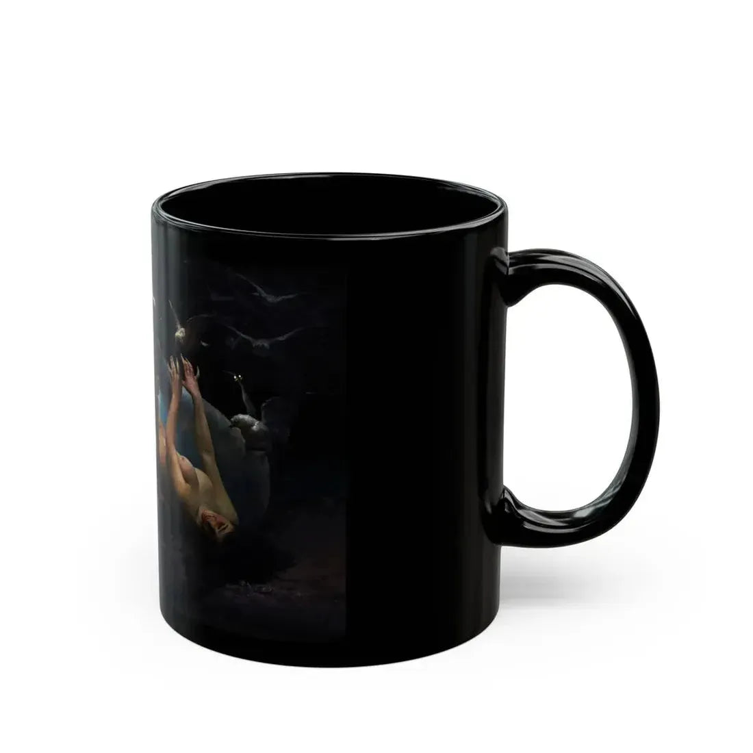 Gioacchino Pagliei (1852-1896) The Naiads - 1881 - Black Coffee Mug - Go Mug Yourself