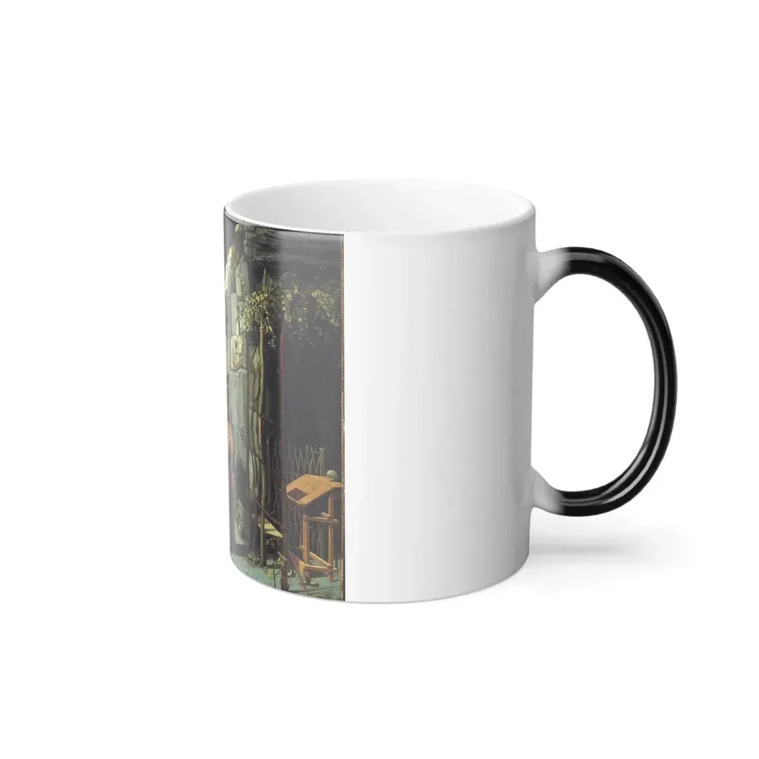 Giovanni Bellini (c1424-1516) St Francis in the Desert - Oil and Tempura on Poplar Wood c1476-1478 - Color Changing Mug 11oz - Go Mug Yourself