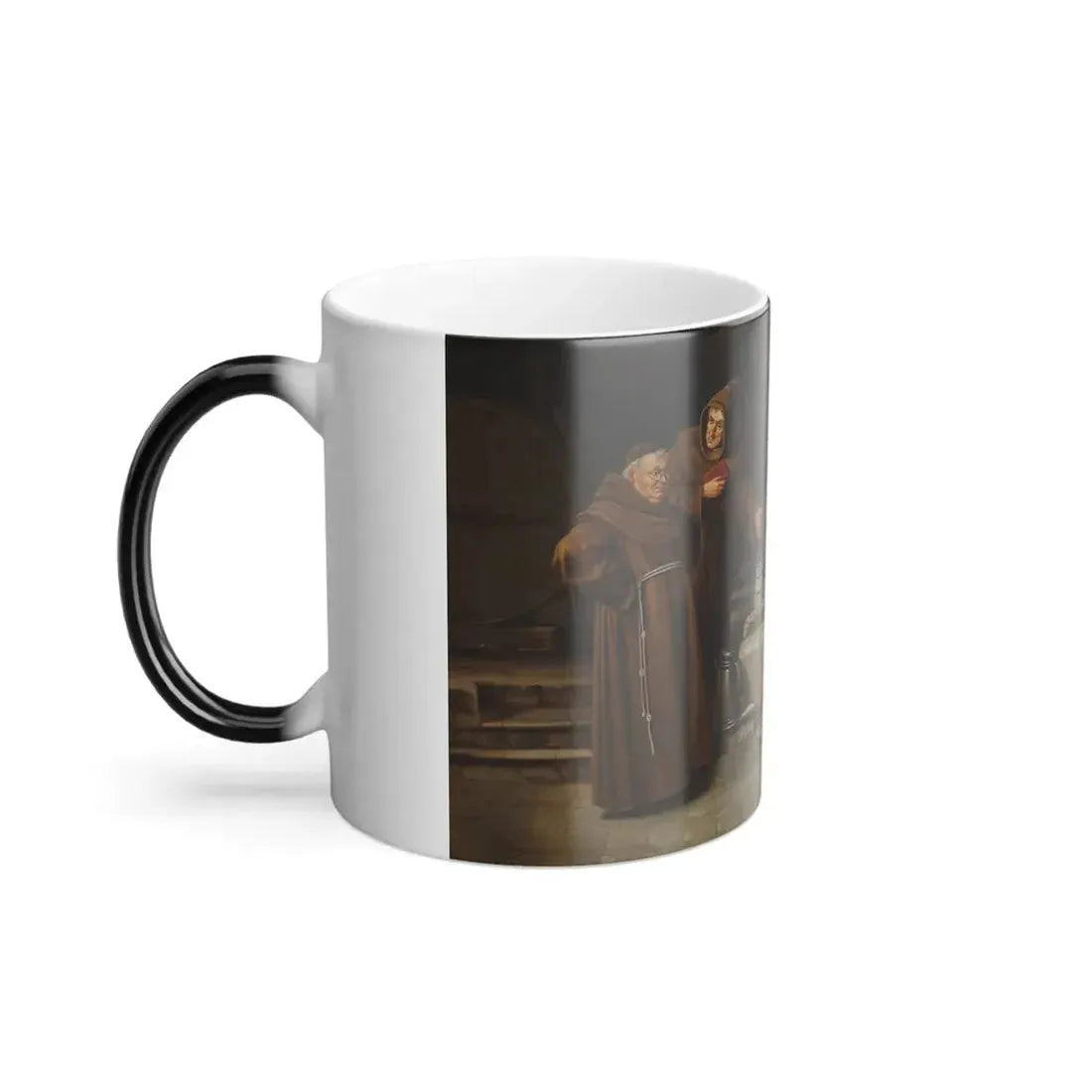 Giovanni Califano (1864-1930) Costernazione - Oil on Canvas - Color Changing Mug 11oz - Go Mug Yourself