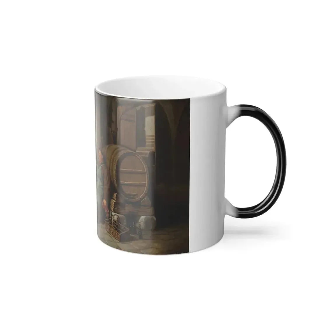 Giovanni Califano (1864-1930) Costernazione - Oil on Canvas - Color Changing Mug 11oz - Go Mug Yourself