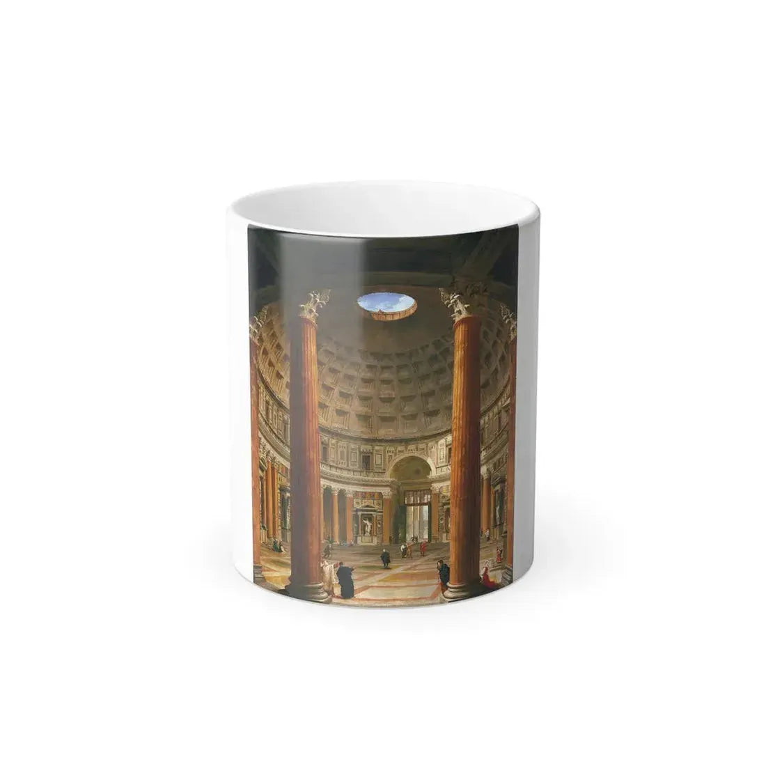 Giovanni Paolo Panini (1691-1765) Interior of the Pantheon, Rome -1732 - Color Changing Mug 11oz 11oz - Go Mug Yourself