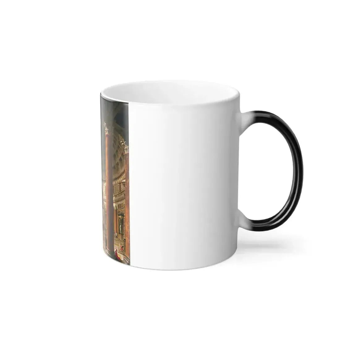 Giovanni Paolo Panini (1691-1765) Interior of the Pantheon, Rome -1732 - Color Changing Mug 11oz - Go Mug Yourself