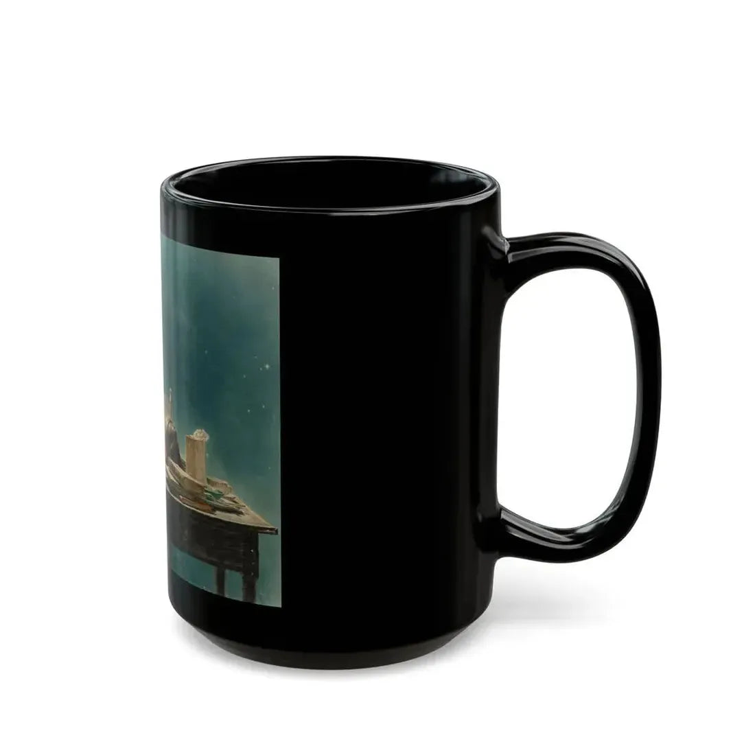 Girl Asleep at Desk - Black Coffee Mug - Go Mug Yourself