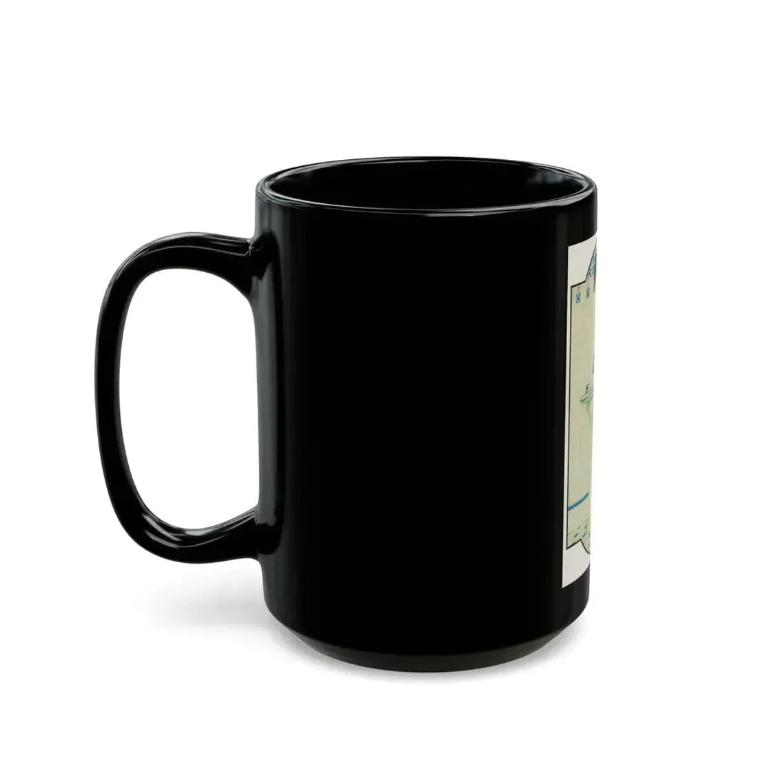 Girl at the Sink - Black Coffee Mug - Go Mug Yourself