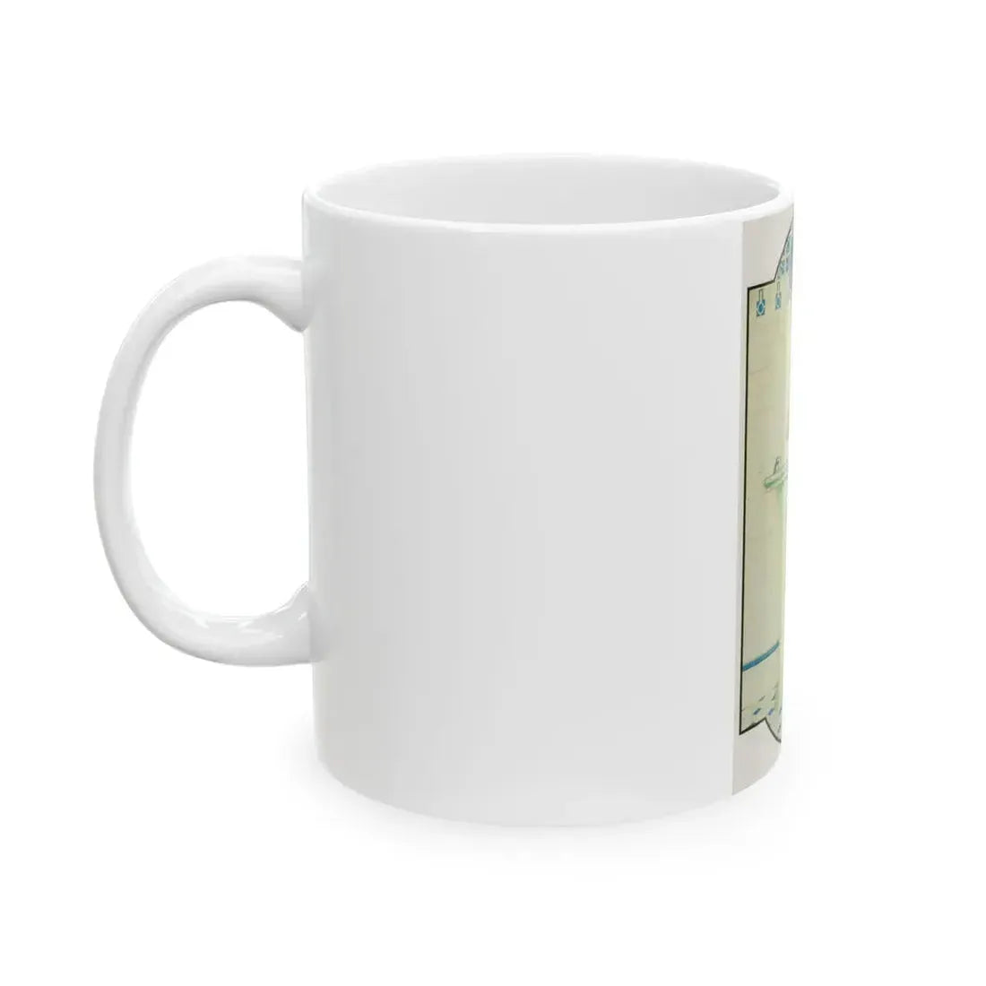 Girl at the Sink - White Coffee Mug - Go Mug Yourself