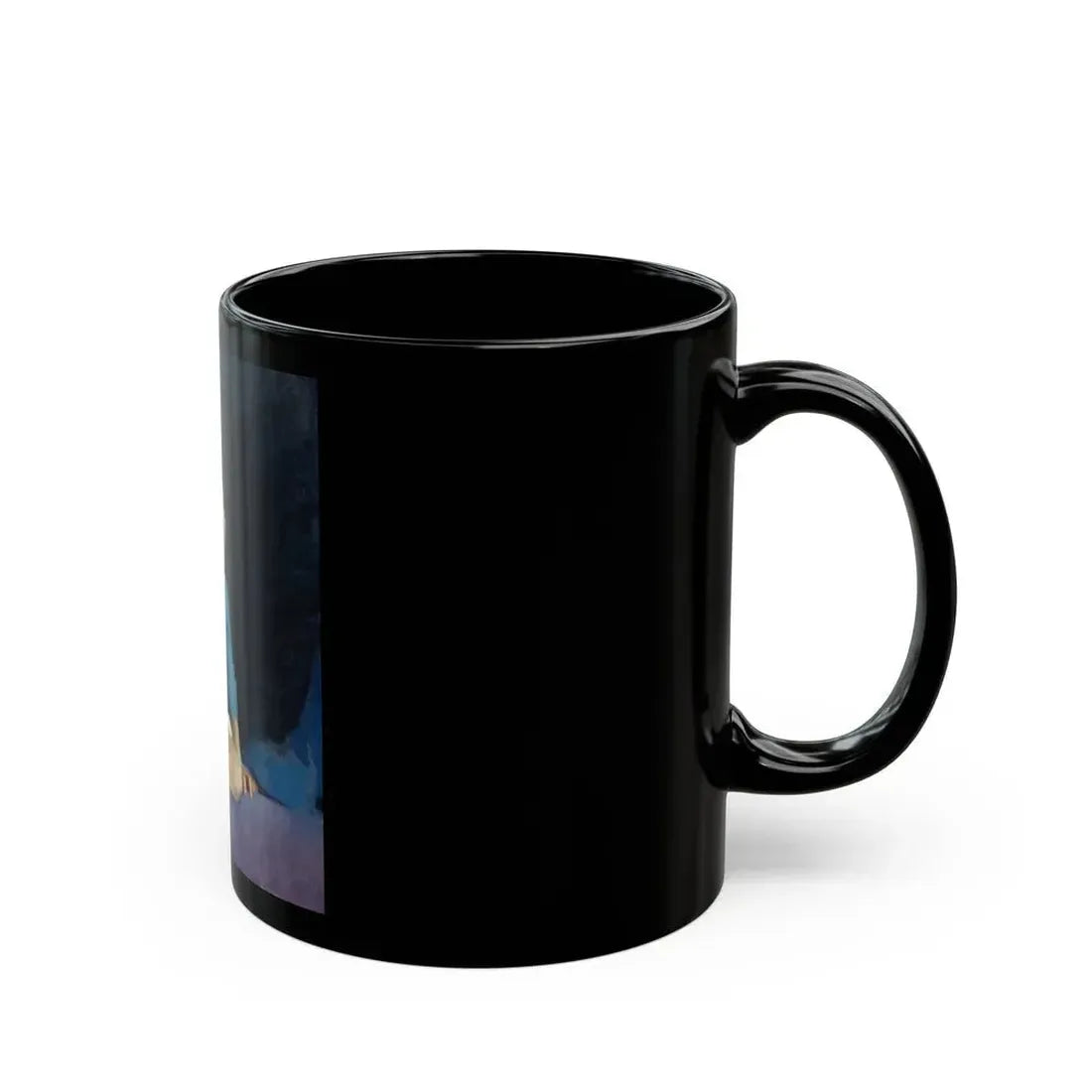 Girl in Blue 1933 - Black Coffee Mug - Go Mug Yourself