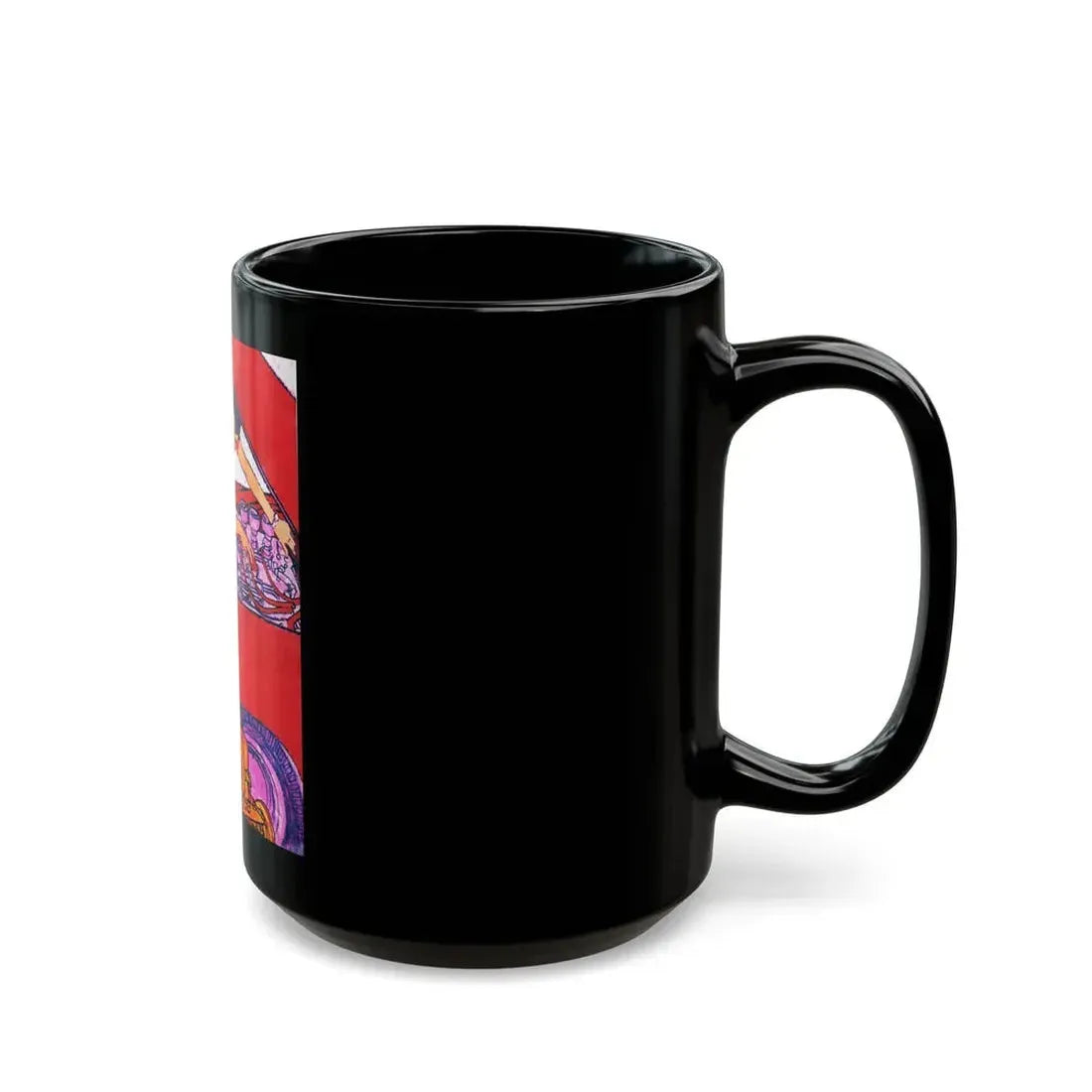 Girl on the Leopard Skin, Seventeen magazine, June 1959 - Black Coffee Mug - Go Mug Yourself