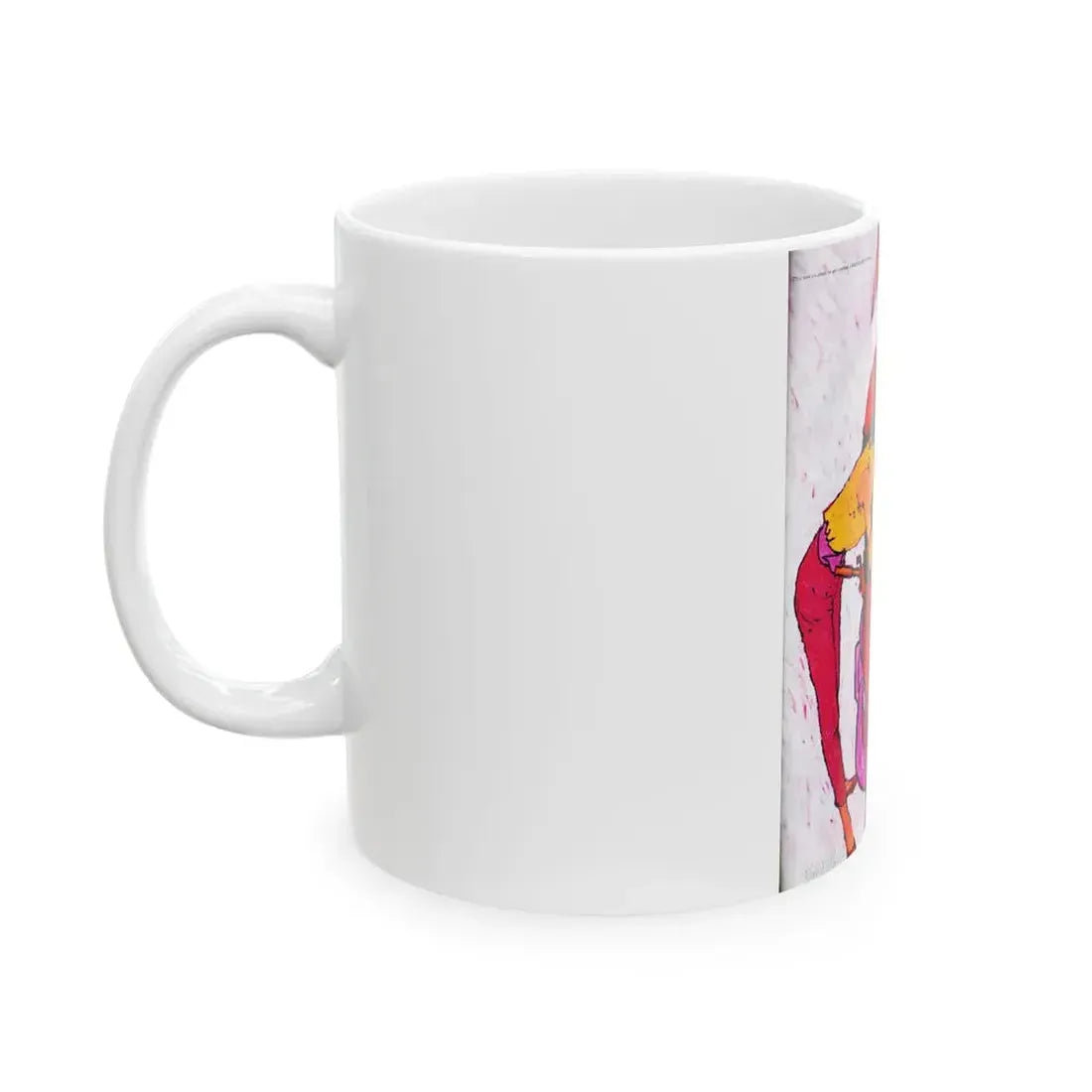 Girl on the Leopard Skin, Seventeen magazine, June 1959 - White Coffee Mug - Go Mug Yourself