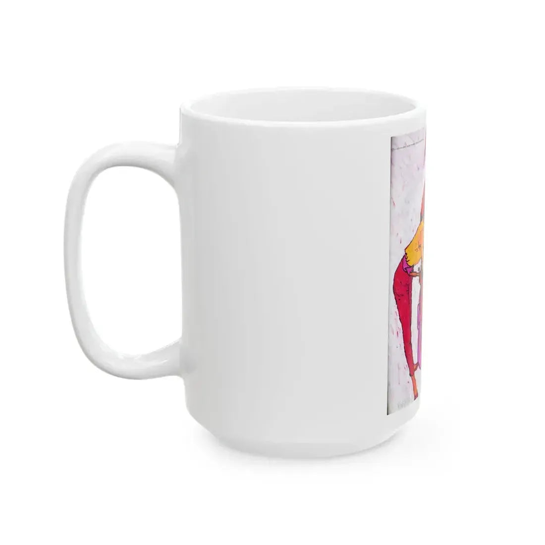 Girl on the Leopard Skin, Seventeen magazine, June 1959 - White Coffee Mug - Go Mug Yourself