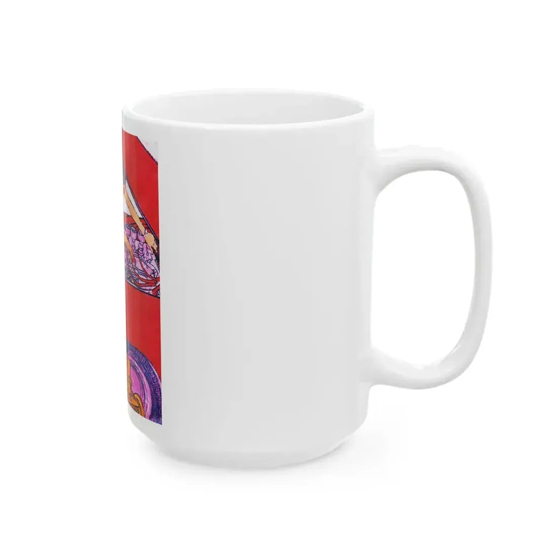 Girl on the Leopard Skin, Seventeen magazine, June 1959 - White Coffee Mug - Go Mug Yourself